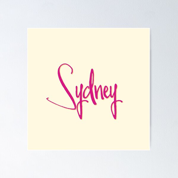Item preview, SYDNEY personalized type design designed and sold by CharlottePlaceArt.
