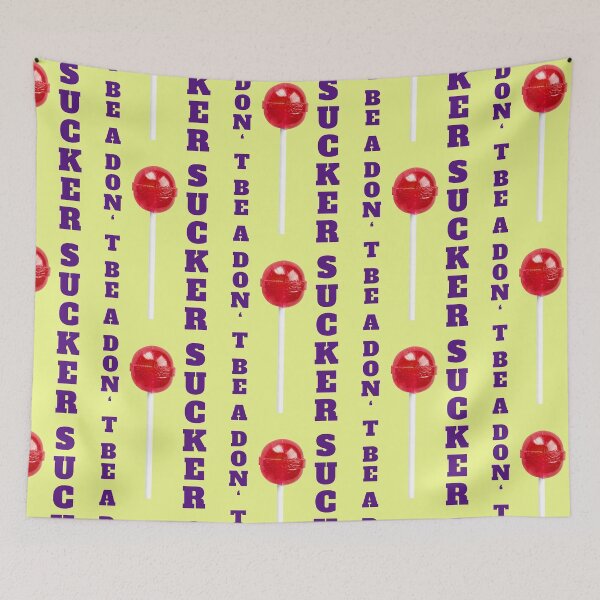 Item preview, Don't be a sucker slogan with red lollipop designed and sold by Mauswohn.