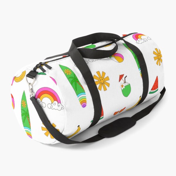 Item preview, Summer Surfboards, Beach Balls, Rainbows, And Fruit Pattern designed and sold by DEC02.