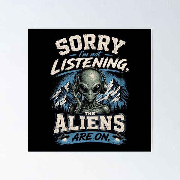 Item preview, RESIDENT ALIEN designed and sold by ALL ART .