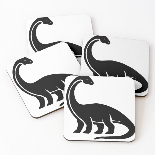 Item preview, Cute Minimalist Black Dinosaur Brachiosaurus Silhouette designed and sold by LYAN-STORE.