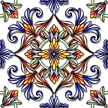 Artwork thumbnail, Traditional Tile Pattern by ViaARTfactory