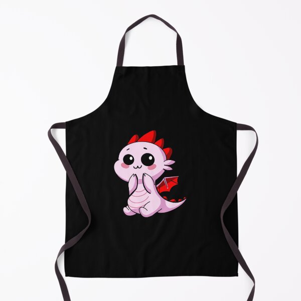 Item preview, Cute Pink Baby Dragon on Black Background designed and sold by Pryhozha.
