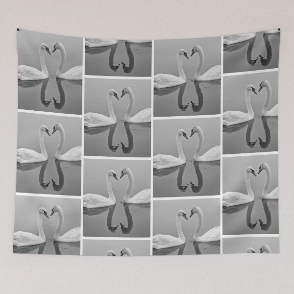 Item preview, Elegant Swan Love Heart designed and sold by Norwoodgo.