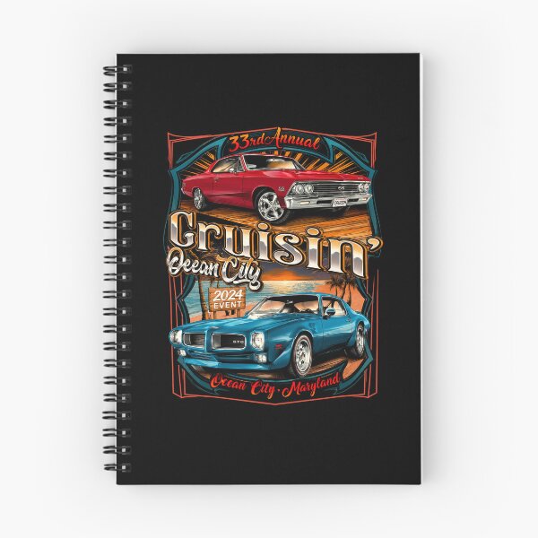 Item preview, 2024 Cruisin official classic car show pocket designed and sold by STVSpinsDesign.