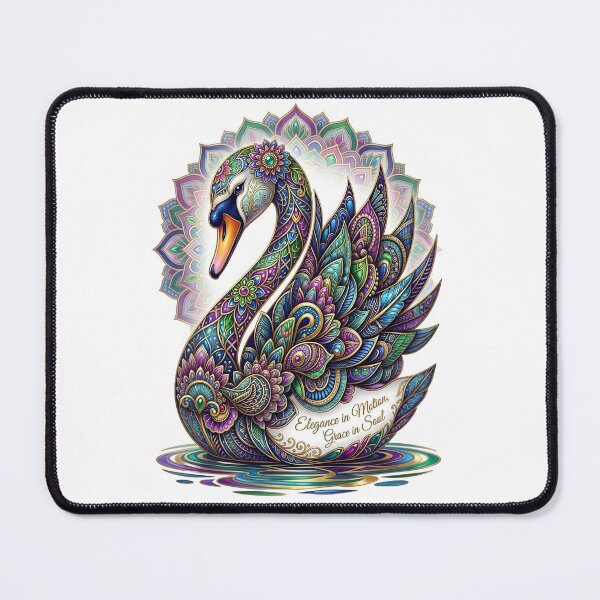 Item preview, Elegant Swan Mandala Grace In Soul designed and sold by Sovereign Supply Co..