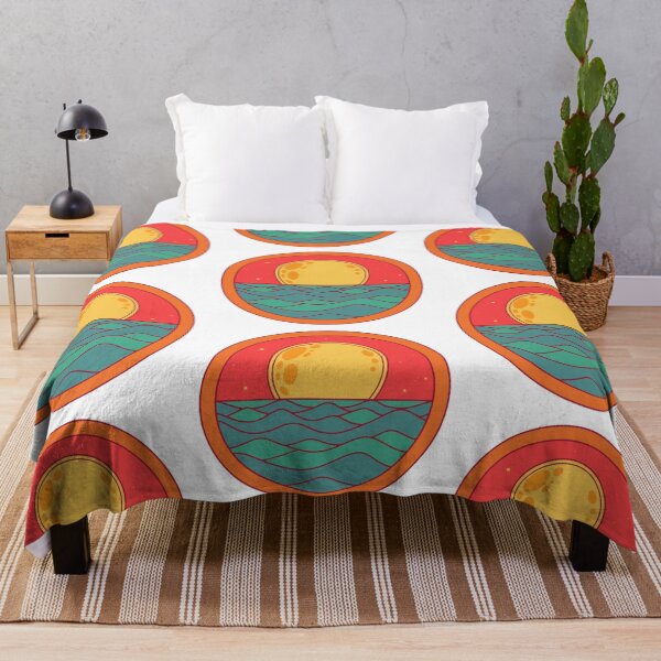 Item preview, dreamy moon and ocean harmony painting designed and sold by Senglaopattern.