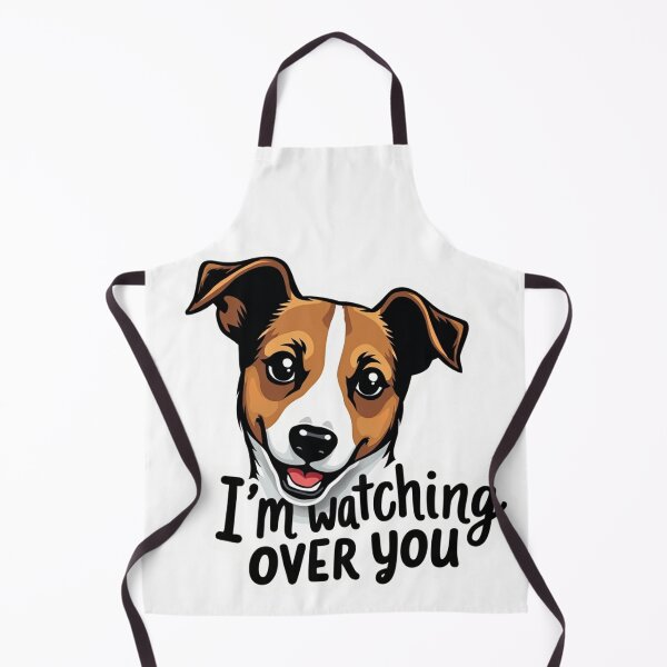 Item preview, Jack Russell Terrier with I'm watching over you text designed and sold by Prints by Mat.