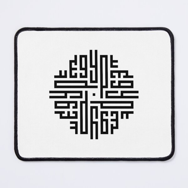 Item preview, EGYPT | Black | Modern Geometric Kufi Calligraphy | From Name to Art designed and sold by FOR YOUR NAME.