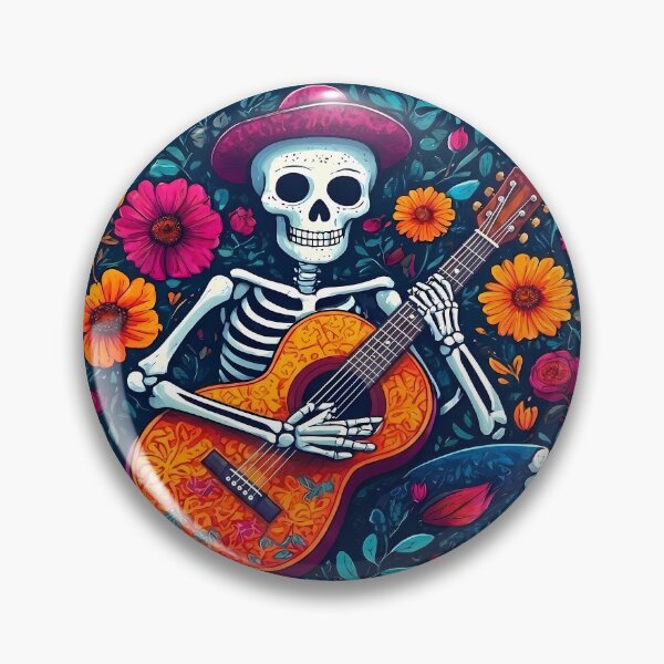 Item preview, Guitar Skeleton  - International Music day designed and sold by Art-Arcade6.