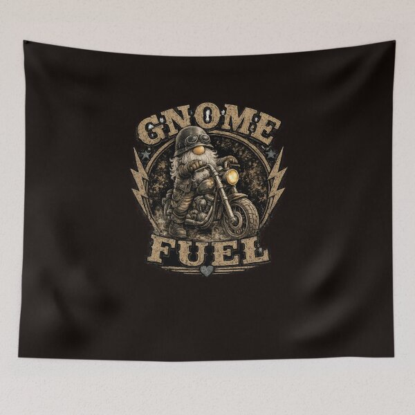 Item preview, Gnome Fuel | Vintage Biker Gnome Motorcycle Design designed and sold by LJBEYES.