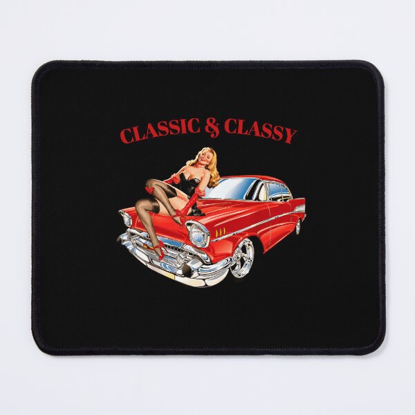 Item preview, Classic and Classy  Classic Cars 57 Vintage Pin Up designed and sold by STVSpinsDesign.