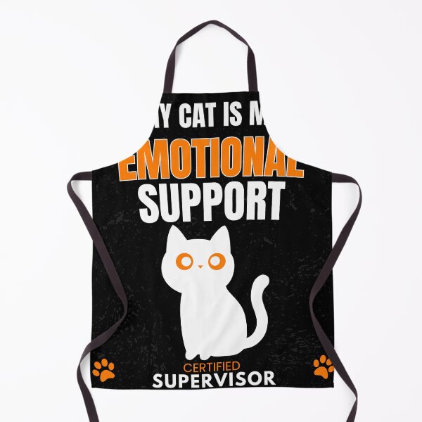 Item preview, My Cat Is My Emotional Support Certified Supervisor Cat Humor Design designed and sold by Uvclick.