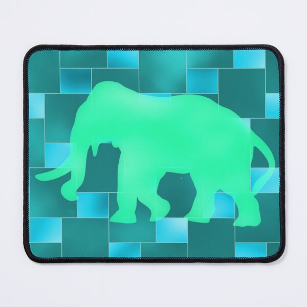 Item preview, Modern Geometric Elephant Art designed and sold by NatureBuddy.