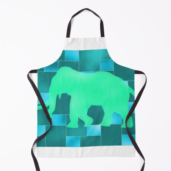 Item preview, Modern Geometric Elephant Art designed and sold by NatureBuddy.