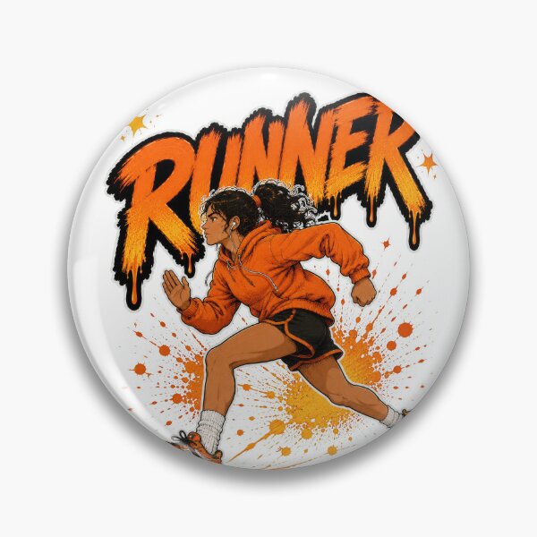 Item preview, The Runner: that sporty girl who can do anything. designed and sold by ImagineThisOne.
