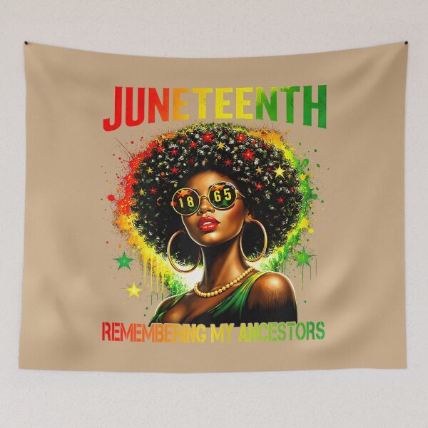 Item preview, Black Women Freedom Juneteenth 1865 Remembering My Ancestors designed and sold by whimsymadhu.