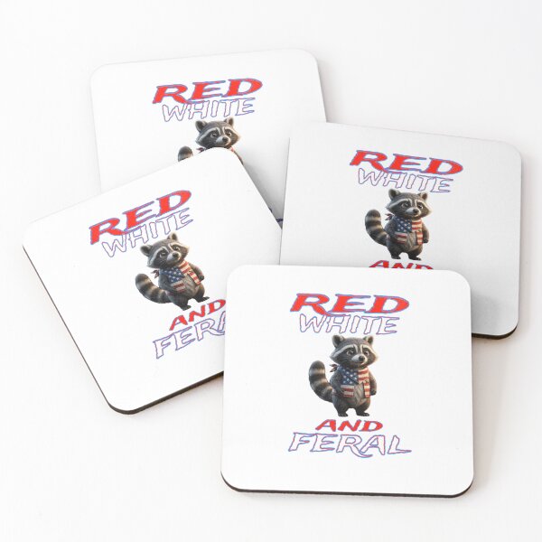 Item preview, Red White and Feral 4th of July  designed and sold by TheEndDesign.