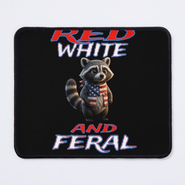 Item preview, Red White and Feral 4th of July  designed and sold by TheEndDesign.