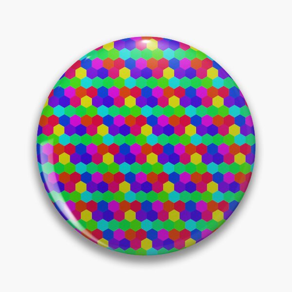 Item preview, Hex — Neon Honeycomb Abstract Art Print designed and sold by VeluxCreative.