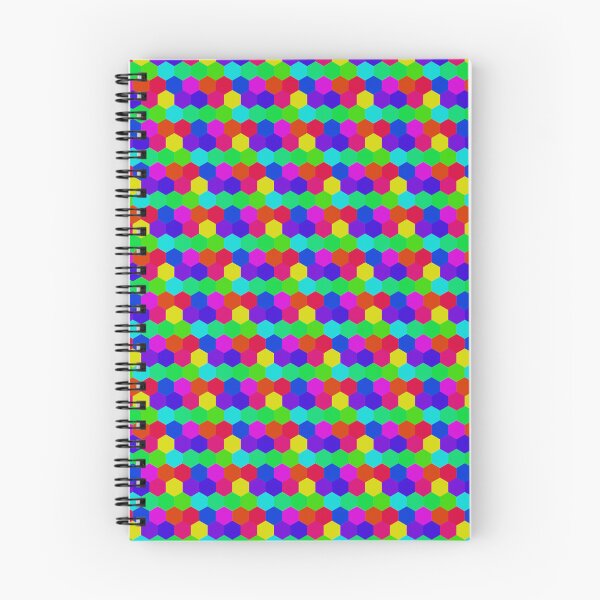 Artikelvorschau, Hex – Abstrakter Kunstdruck mit Neon-Wabenmuster entworfen und verkauft von VeluxCreative.