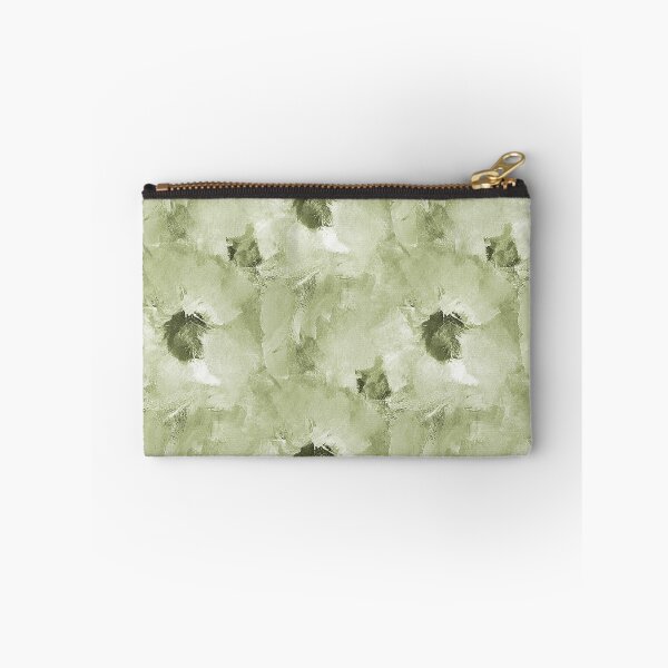Item preview, Painterly Floral Abstract Pattern in Green designed and sold by Artistestella.