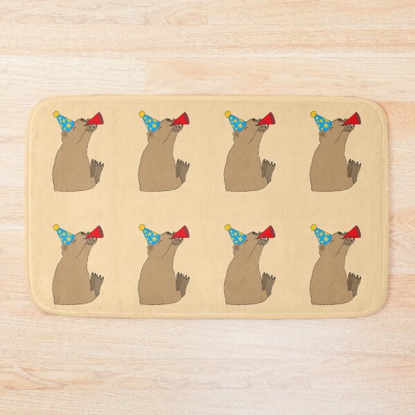 Item preview, Capybara Celebrating Die Cut designed and sold by JoyousArt4u.
