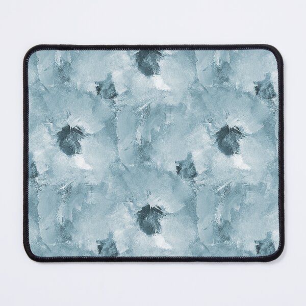 Item preview, Painterly Floral Abstract Pattern in Blue designed and sold by Artistestella.