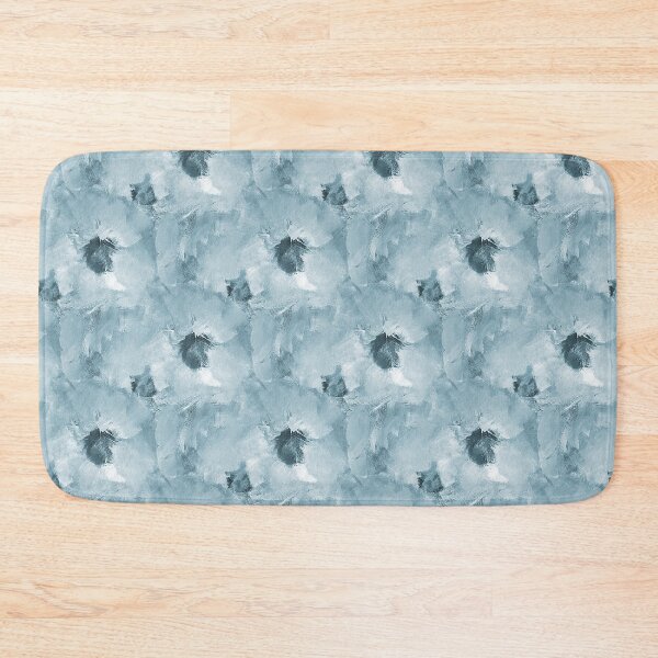 Item preview, Painterly Floral Abstract Pattern in Blue designed and sold by Artistestella.