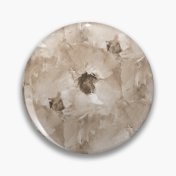 Item preview, Painterly Floral Abstract Pattern in Beige Brown designed and sold by Artistestella.