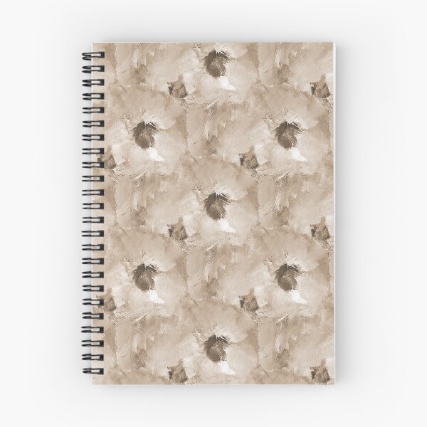 Item preview, Painterly Floral Abstract Pattern in Beige Brown designed and sold by Artistestella.