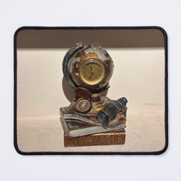 Item preview, Vintage Globe Clock Statue designed and sold by Rayamoher.