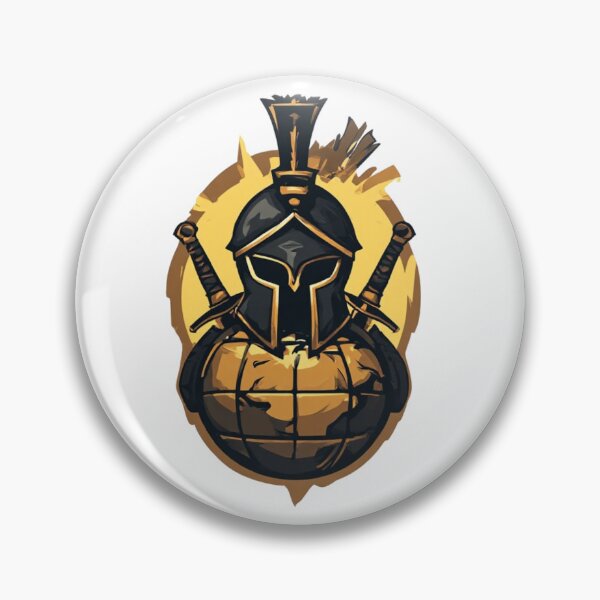 Item preview, Ancient Greek Helmet & Crossed Swords Design  Blurb: designed and sold by halibutgoatramb.
