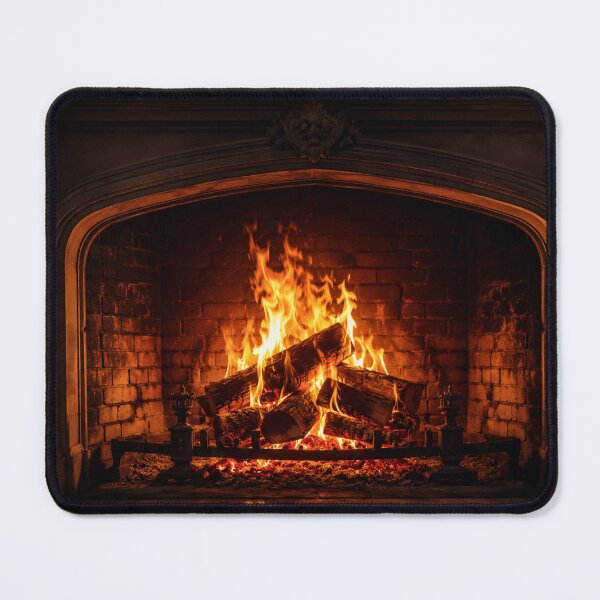 Item preview, Cozy Fireplace Glow | Warm Rustic Hearth Fire Home Comfort Design designed and sold by Inkmatic Studio.