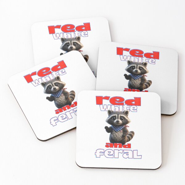 Item preview, Red White and Feral 4th of July  designed and sold by TheEndDesign.