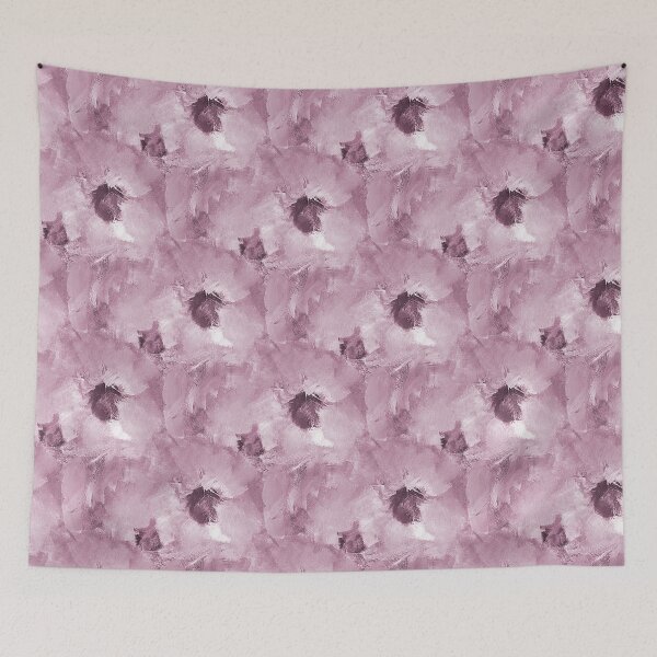 Item preview, Painterly Floral Abstract Pattern in Pink designed and sold by Artistestella.