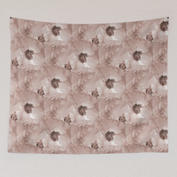 Item preview, Painterly Floral Abstract Pattern in Peach designed and sold by Artistestella.