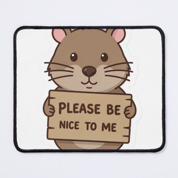 Item preview, Be nice to the Texas Capybara  designed and sold by hillary marek.