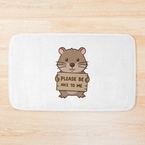 Item preview, Be nice to the Texas Capybara  designed and sold by hillary marek.