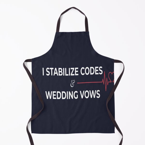Item preview, Nurse Stabilizes Codes and Wedding Vows designed and sold by BriSher.