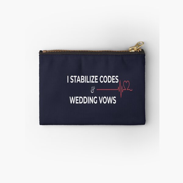 Item preview, Nurse Stabilizes Codes and Wedding Vows designed and sold by BriSher.