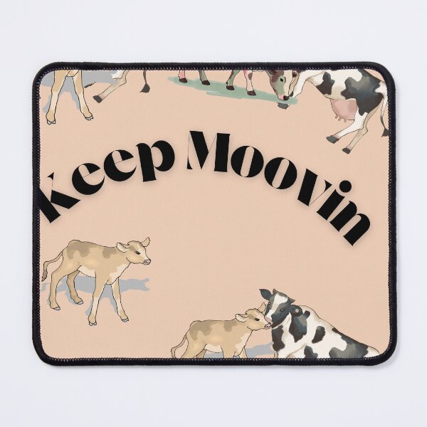 Item preview, Keep moovin - Cow design designed and sold by Extremeallie.
