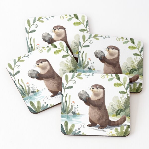 Item preview, Otter's Favorite Rock designed and sold by shortiiblazed.