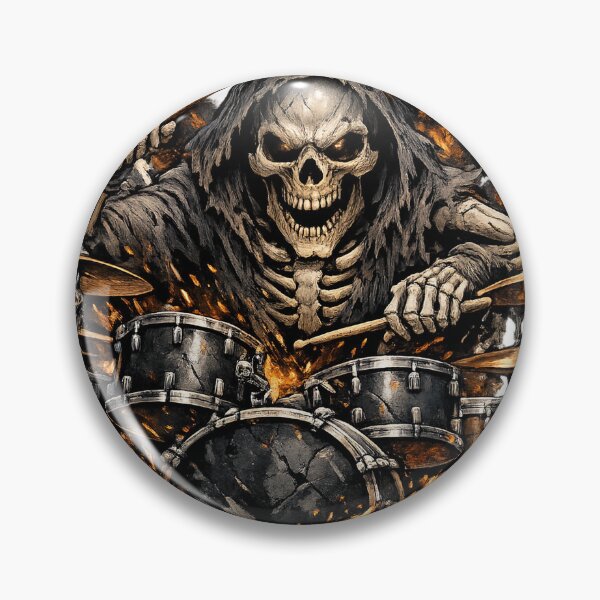 Item preview, Skull Drummer of Doom designed and sold by nncreator.