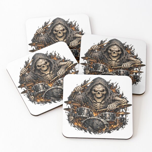 Item preview, Skull Drummer of Doom designed and sold by nncreator.