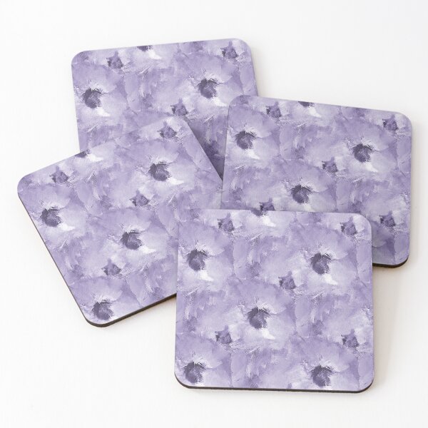 Item preview, Painterly Floral Abstract Pattern in Purple designed and sold by Artistestella.