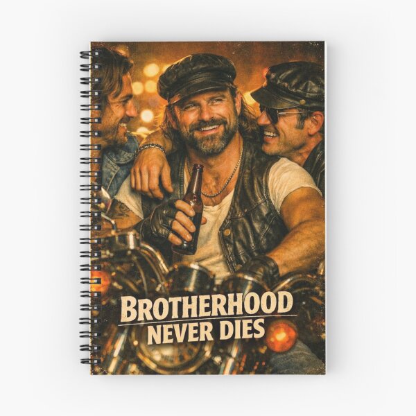 Item preview, 1970s Vintage Gay Leather Bikers Brotherhood Never Dies Gay Pride Photographic Design designed and sold by ItsAKinkThing.