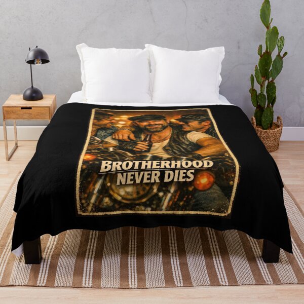 Item preview, 1970s Vintage Gay Leather Bikers Brotherhood Never Dies Gay Pride Photographic Design designed and sold by ItsAKinkThing.