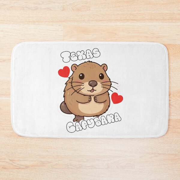Item preview, I love the Texas Capybara  designed and sold by hillary marek.