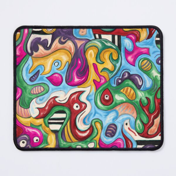 Item preview, Abstract art with joyful colors, modern funky designed and sold by NadiaChevrel.